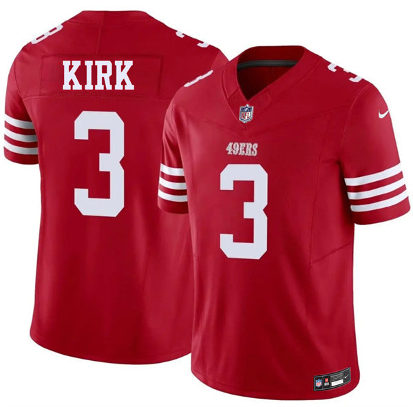 Christian Kirk San Francisco 49ers red Vapor jersey