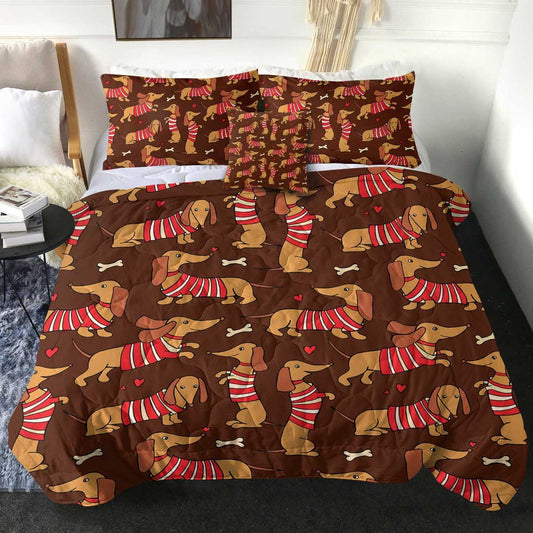 Dachshund Dreams Cozy Bedding Set