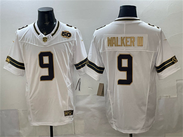 Kenneth Walker III Seattle Seahawks white Vapor jersey