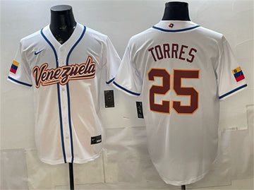 Gleyber Torres Venezuela Baseball white Classic jersey