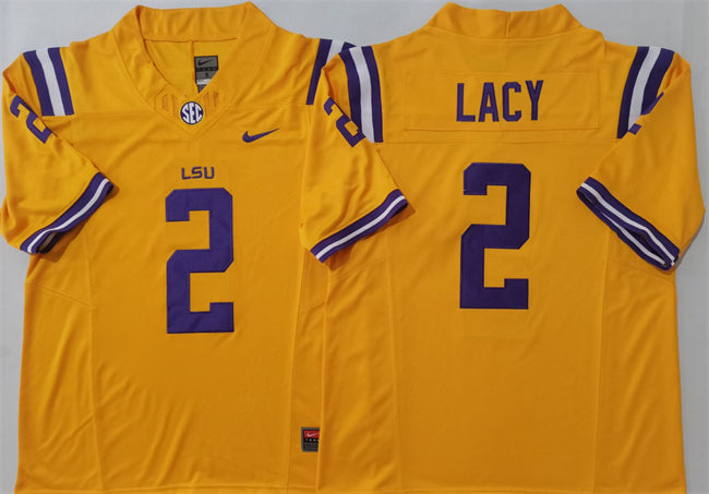 Kyren Lacy LSU Tigers yellow jersey