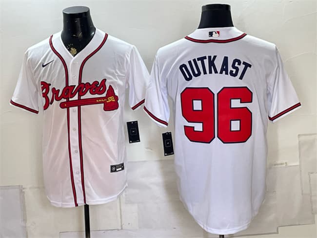 OutKast Atlanta Braves white jersey