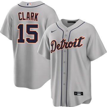 Max Clark Detroit Tigers gray Road jersey