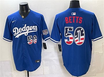 Mookie Betts Los Angeles Dodgers royal jersey