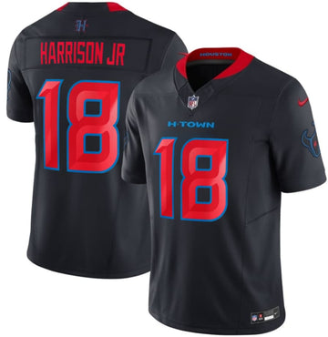 Marvin Harrison Jr Houston Texans navy Vapor jersey