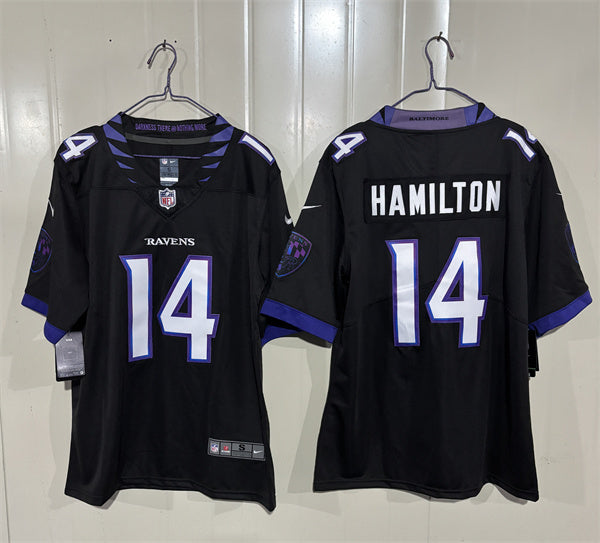 Kyle Hamilton Baltimore Ravens black Vapor jersey