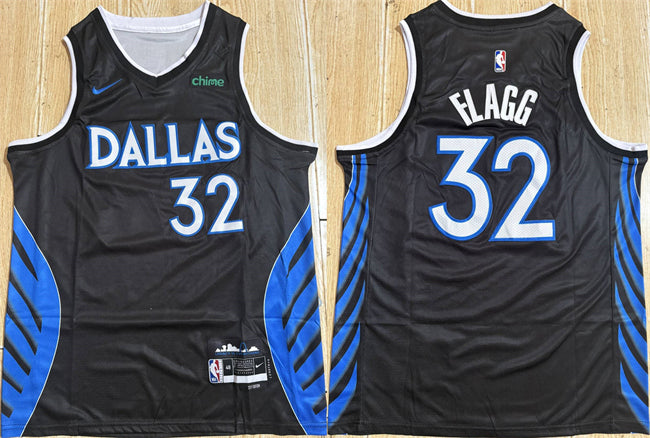 Cooper Flagg Dallas Mavericks black City Edition jersey