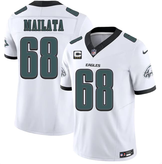 Jordan Mailata Philadelphia Eagles white Vapor jersey
