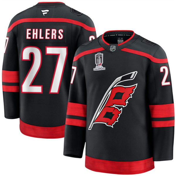 Nikolaj Ehlers Carolina Hurricanes black Home jersey