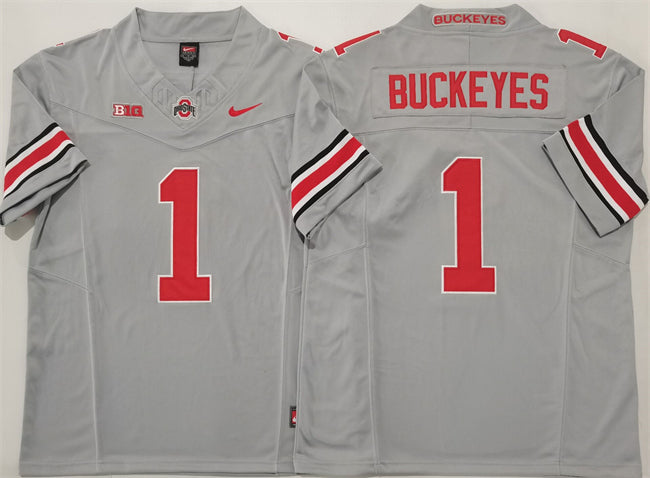 Ohio State Buckeyes gray Limited jersey
