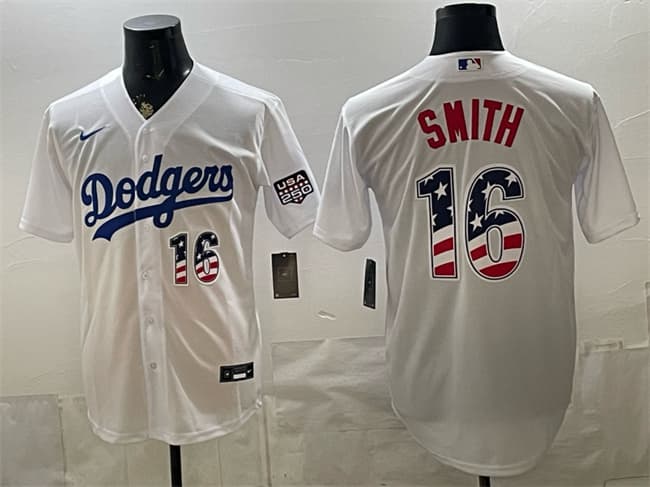 Will Smith Los Angeles Dodgers white Home jersey