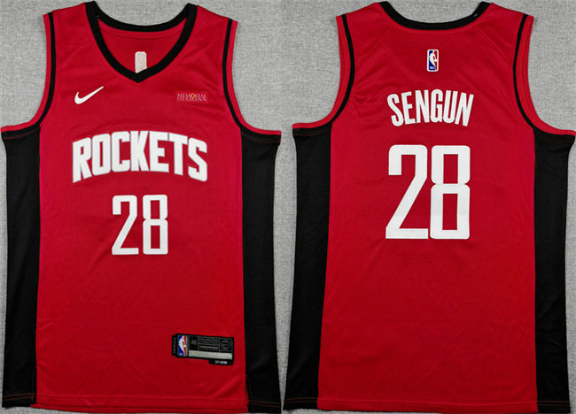 Alperen Sengun Houston Rockets red jersey