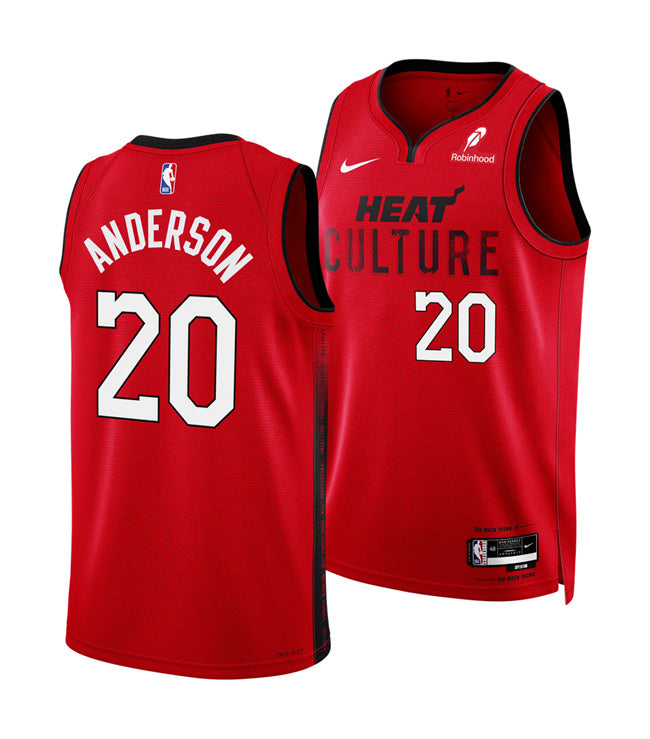 Kyle Anderson Miami Heat red City Edition jersey