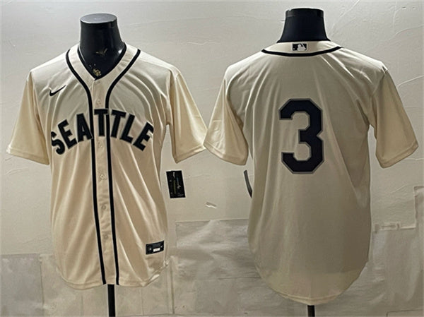 J.P. Crawford Seattle Mariners cream Alternate jersey