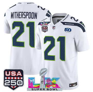 Devon Witherspoon Seattle Seahawks white Vapor jersey
