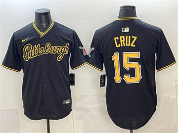 Oneil Cruz Pittsburgh Pirates black Limited jersey