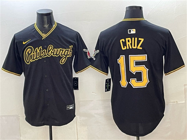 Oneil Cruz Pittsburgh Pirates black Limited jersey