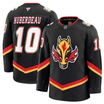 Jonathan Huberdeau Calgary Flames black Alternate jersey