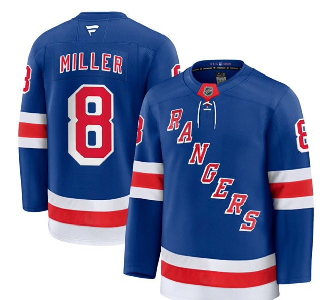 J.T. Miller New York Rangers royal Home jersey