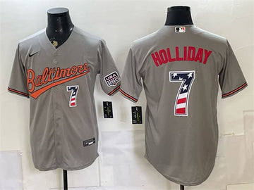Jackson Holliday Baltimore Orioles gray Home jersey