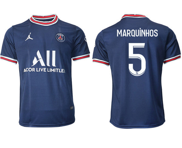 Marquinhos Paris Saint-Germain navy Away jersey