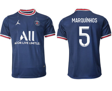 Marquinhos Paris Saint-Germain navy Away jersey