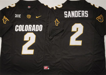 Shadeur Sanders Colorado Buffaloes black jersey