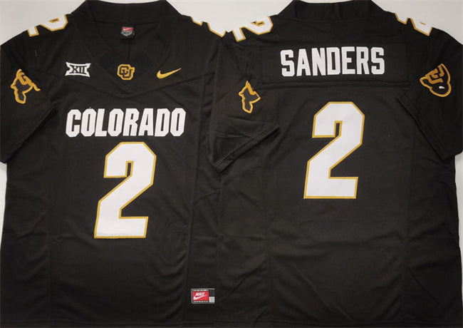 Shadeur Sanders Colorado Buffaloes black jersey