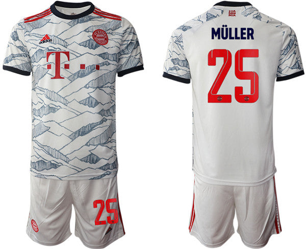 Thomas Müller Bayern Munich white Away jersey