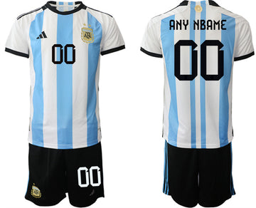 Custom Argentina National Team Home jersey