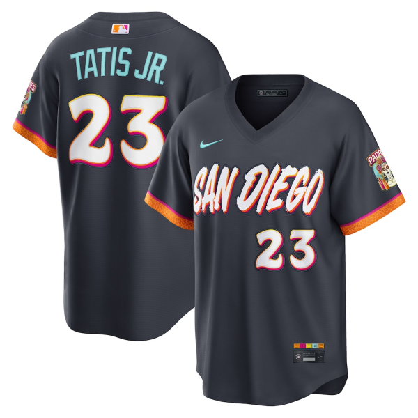Fernando Tatis Jr Obsidian San Diego Padres City Connect jersey