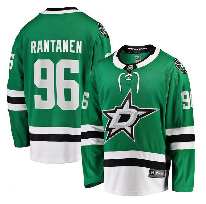 Custom Dallas Stars green jersey