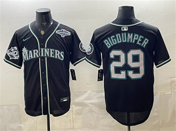 Big Dumper Seattle Mariners black Vapor jersey