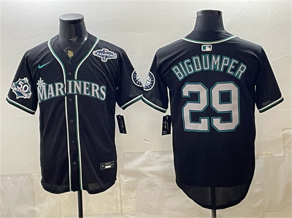 Big Dumper Seattle Mariners black Vapor jersey