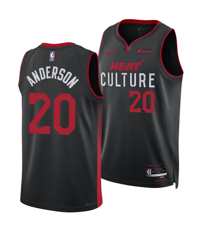 Kyle Anderson Miami Heat black City Edition jersey