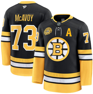 Charlie McAvoy Boston Bruins black jersey