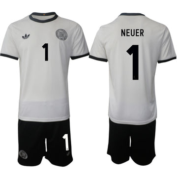Manuel Neuer Germany National Team white Home jersey