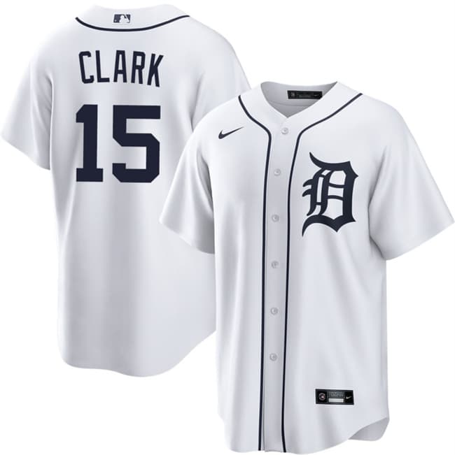 Max Clark Detroit Tigers white jersey