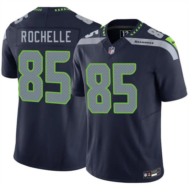 Rashad Rochelle Seattle Seahawks navy Vapor jersey