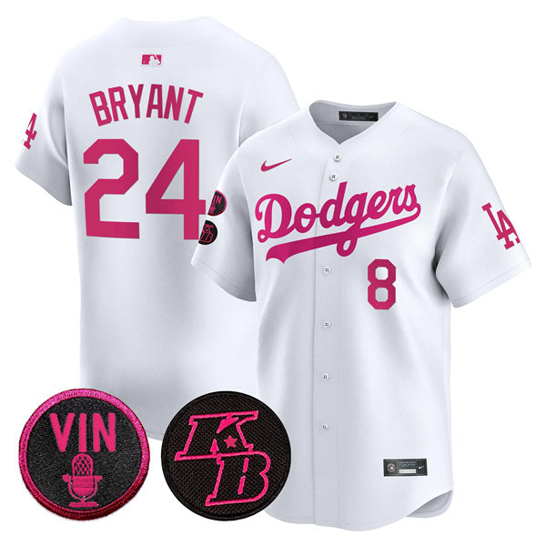 Los Angeles Dodgers white Vapor jersey