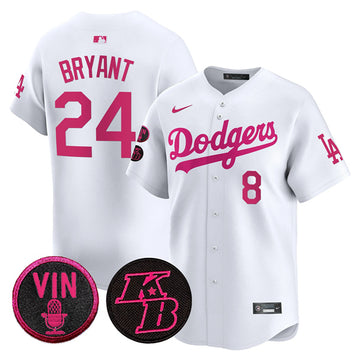 Los Angeles Dodgers white Vapor jersey
