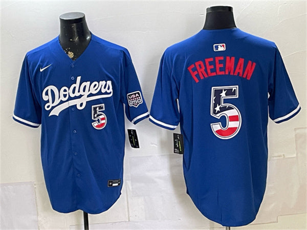 Freddie Freeman Los Angeles Dodgers royal jersey