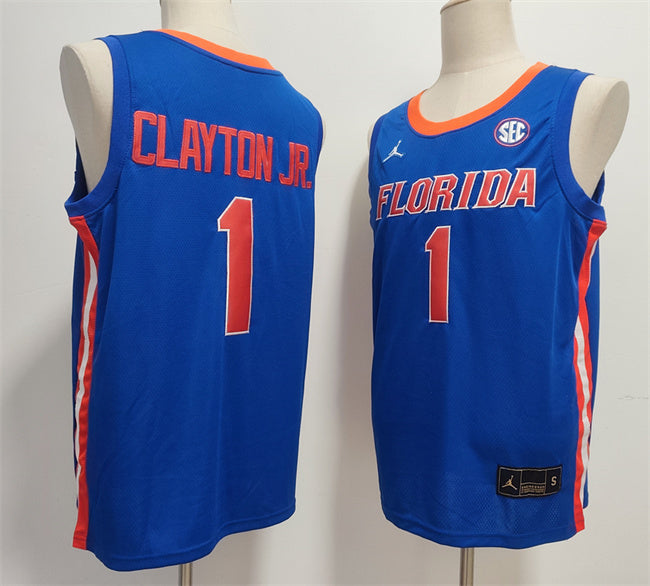 Walter Clayton Jr Florida Gators royal jersey