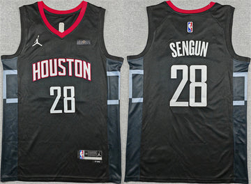 Alperen Sengun Houston Rockets black jersey