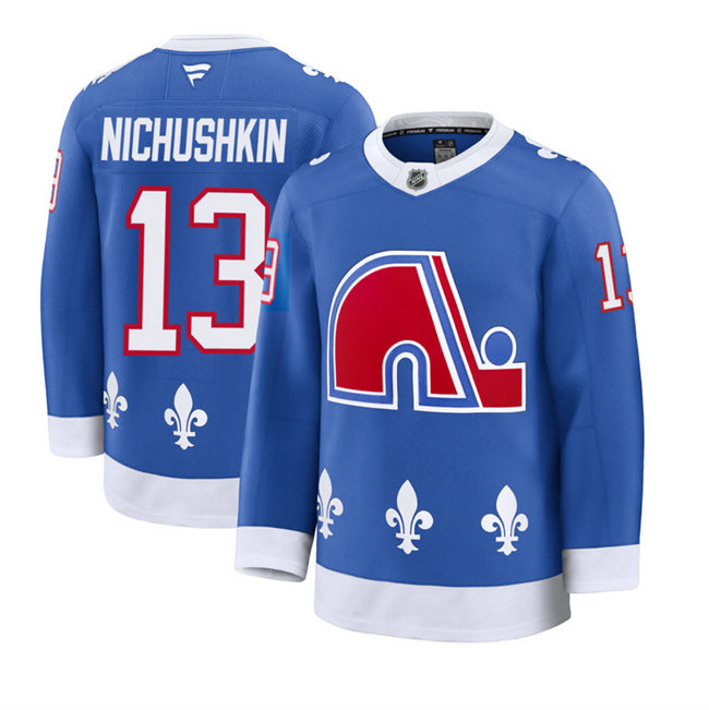 Valeri Nichushkin Colorado Avalanche blue Alternate jersey