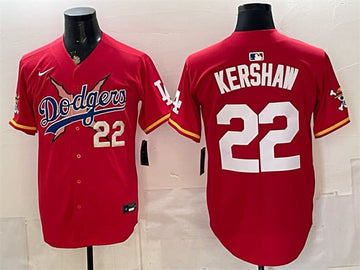 Clayton Kershaw Los Angeles Dodgers red Vapor jersey