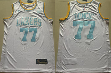 Luka Doncic Los Angeles Lakers white Classic jersey
