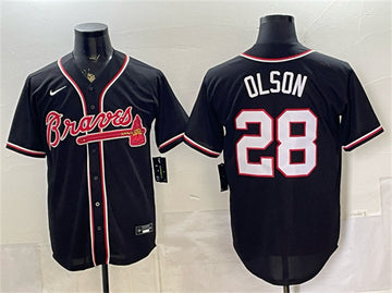 Matt Olson Atlanta Braves black Fashion jersey