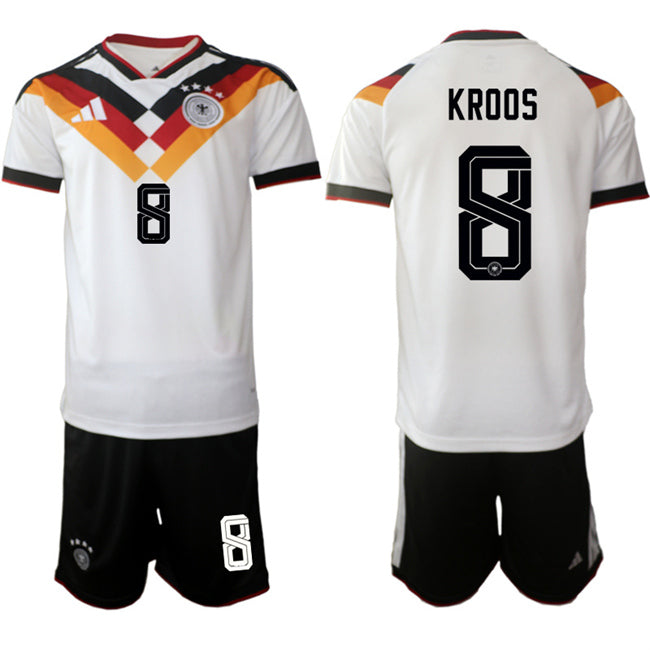 Kroos Germany National Team white Home jersey