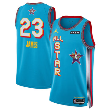LeBron James NBA All-Star blue jersey